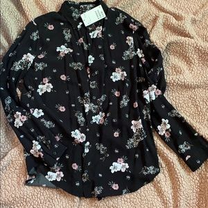 H&M Floral Button Down